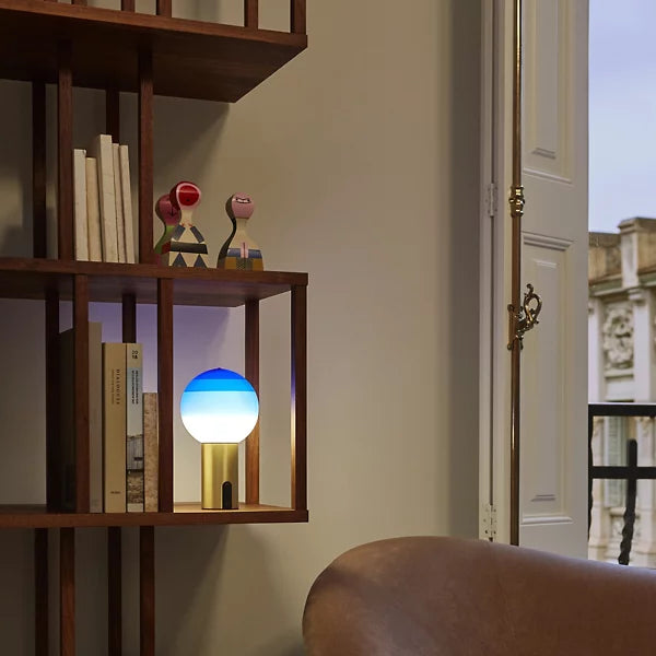 dipping light led portable table lamp by jordi canudas for marset