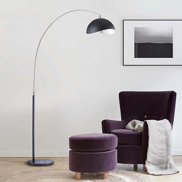 luna bella arc floor lamp by nova of california