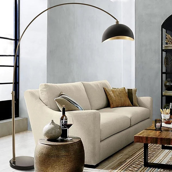 luna bella arc floor lamp by nova of california