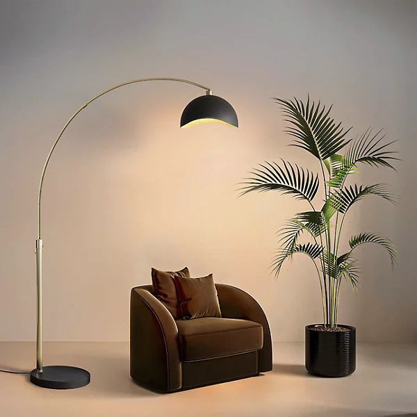 luna bella arc floor lamp by nova of california