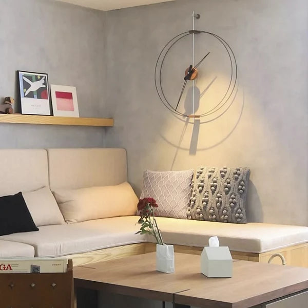 mini barcelona wall clock by nomon