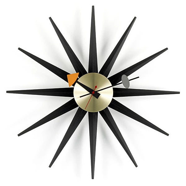 nelson sunburst clock by george nelson for vitra