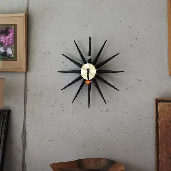 nelson sunburst clock by george nelson for vitra