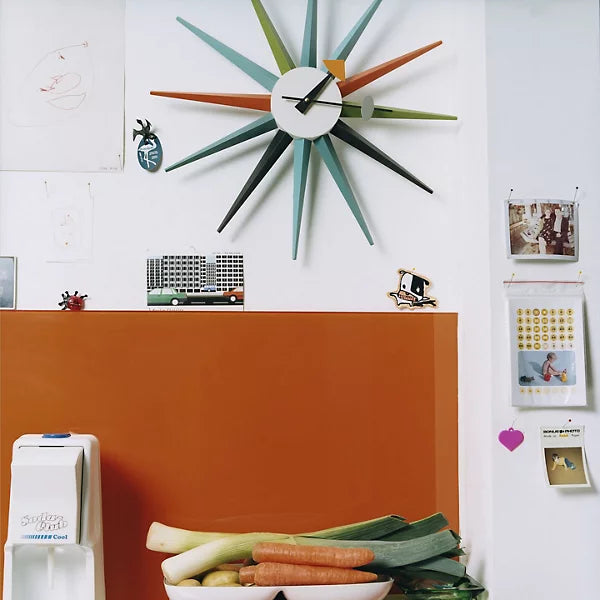 nelson sunburst clock by george nelson for vitra