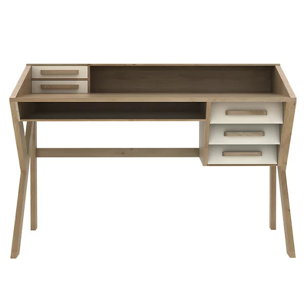oak origami desk by fleur meusnier for ethnicraft
