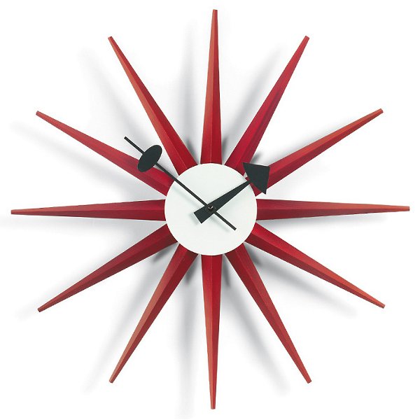 nelson sunburst clock by george nelson for vitra