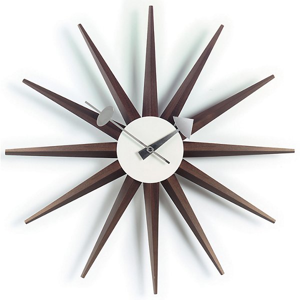 nelson sunburst clock by george nelson for vitra