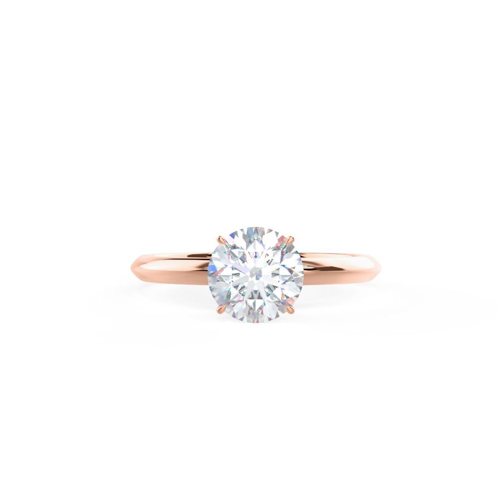 Rose gold sales engagement rings tiffany