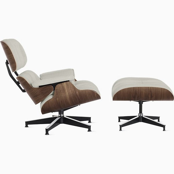eames lounge chair with ottoman by charles ray eames for herman miller tall