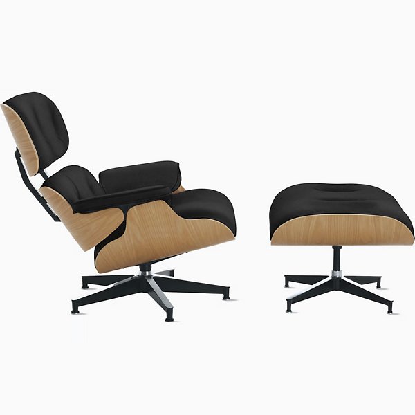 eames lounge chair with ottoman by charles ray eames for herman miller tall