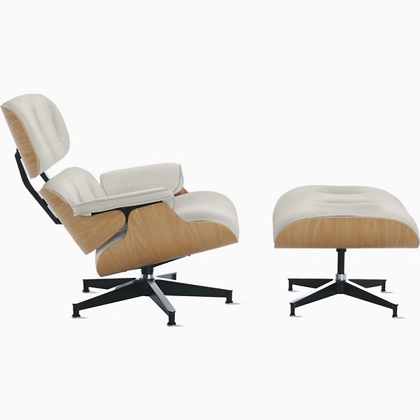 eames lounge chair with ottoman by charles ray eames for herman miller tall
