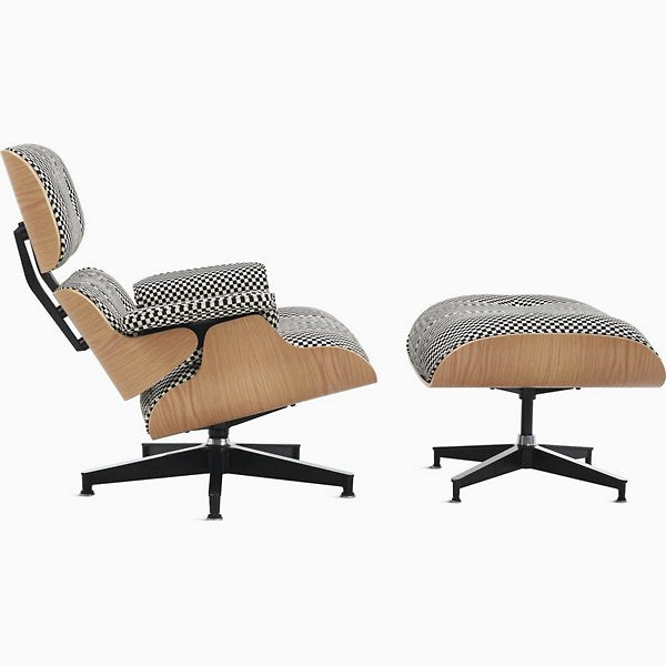 eames lounge chair with ottoman by charles ray eames for herman miller tall