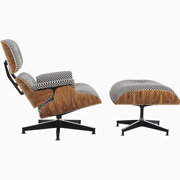 eames lounge chair with ottoman by charles ray eames for herman miller tall
