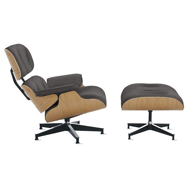 eames lounge chair with ottoman by charles ray eames for herman miller tall