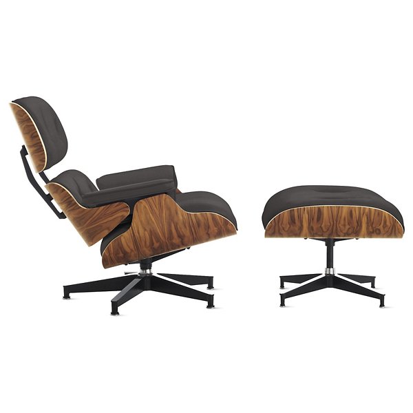 eames lounge chair with ottoman by charles ray eames for herman miller tall