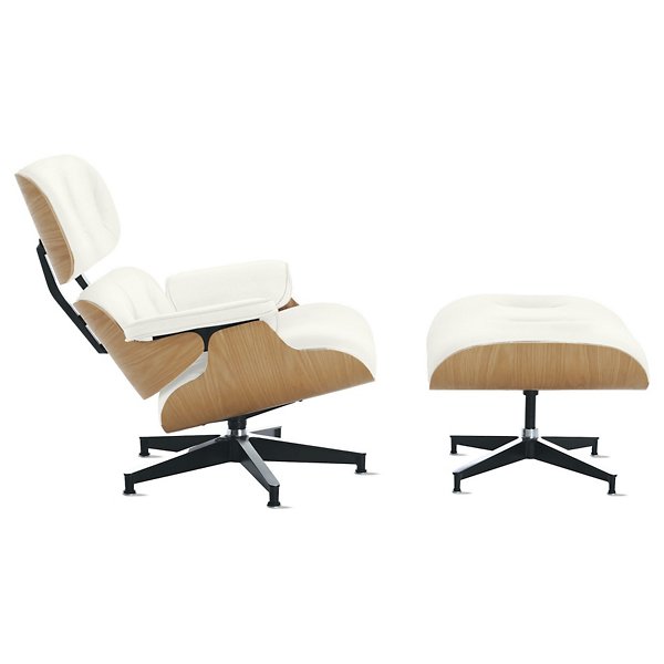 eames lounge chair with ottoman by charles ray eames for herman miller tall
