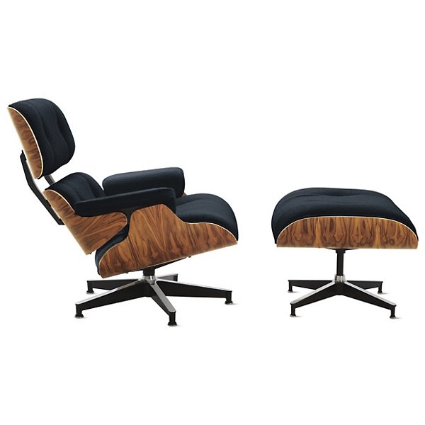 eames lounge chair with ottoman by charles ray eames for herman miller tall