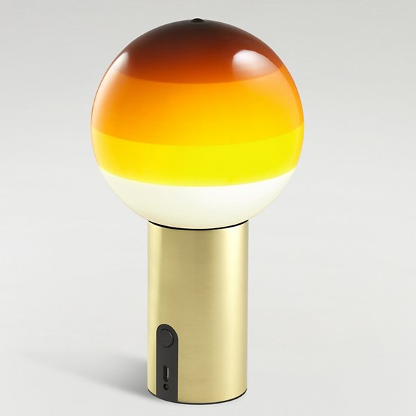 dipping light led portable table lamp by jordi canudas for marset