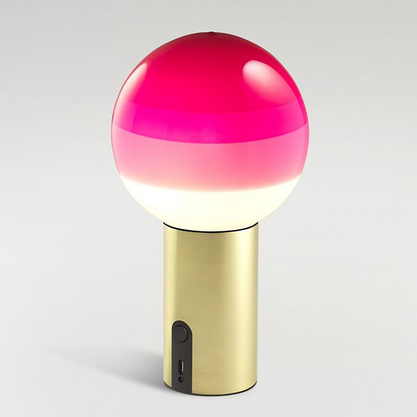 dipping light led portable table lamp by jordi canudas for marset