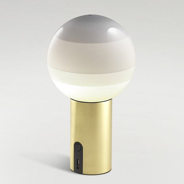 dipping light led portable table lamp by jordi canudas for marset