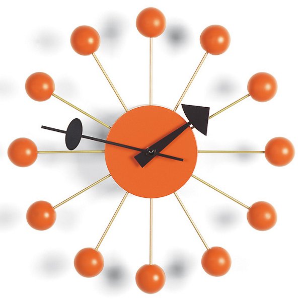 nelson ball clock by george nelson for vitra