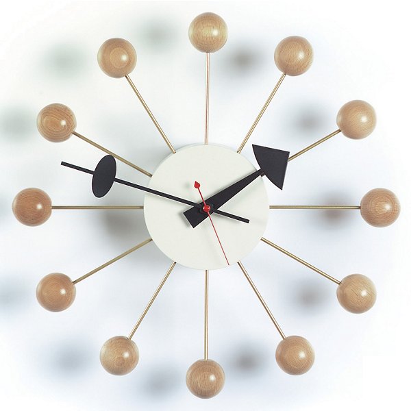nelson ball clock by george nelson for vitra