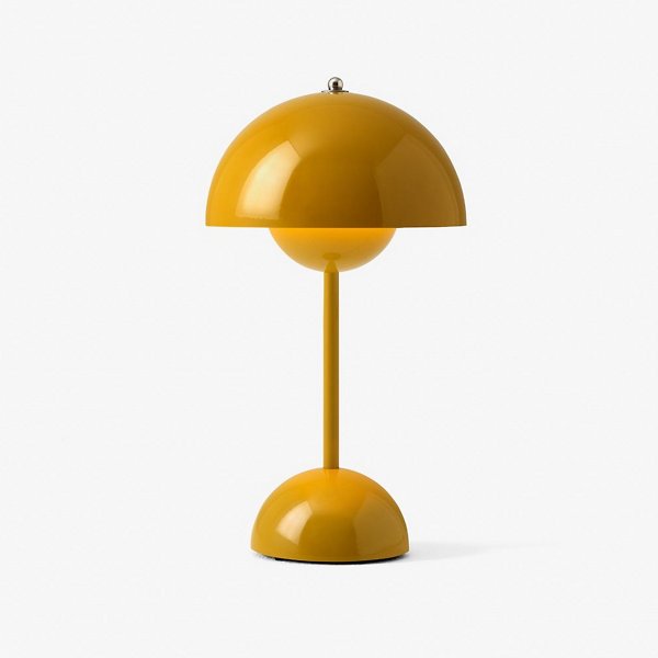 flowerpot vp9 rechargeable led table lamp by verner panton for tradition
